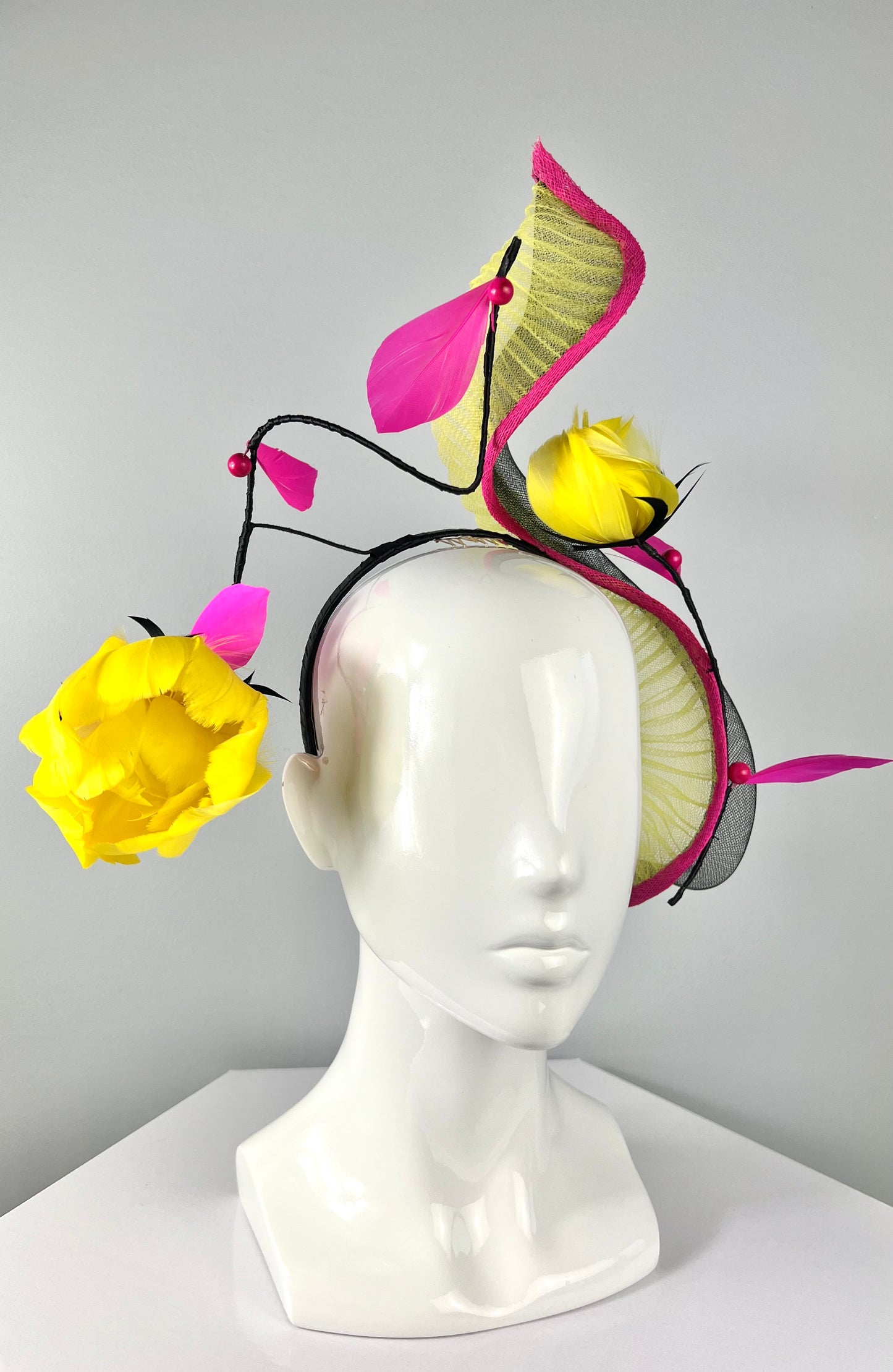 Yellow Pink and Black