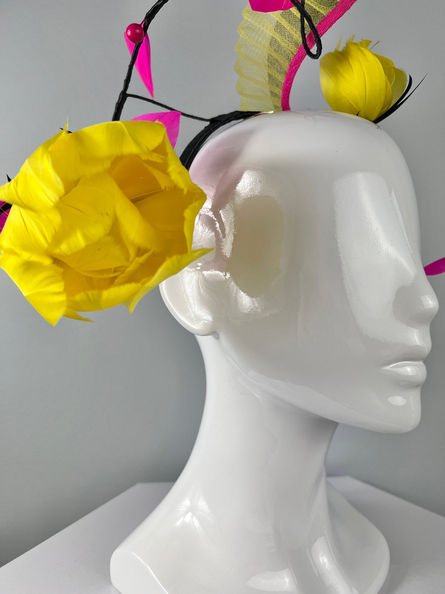 Yellow Pink and Black
