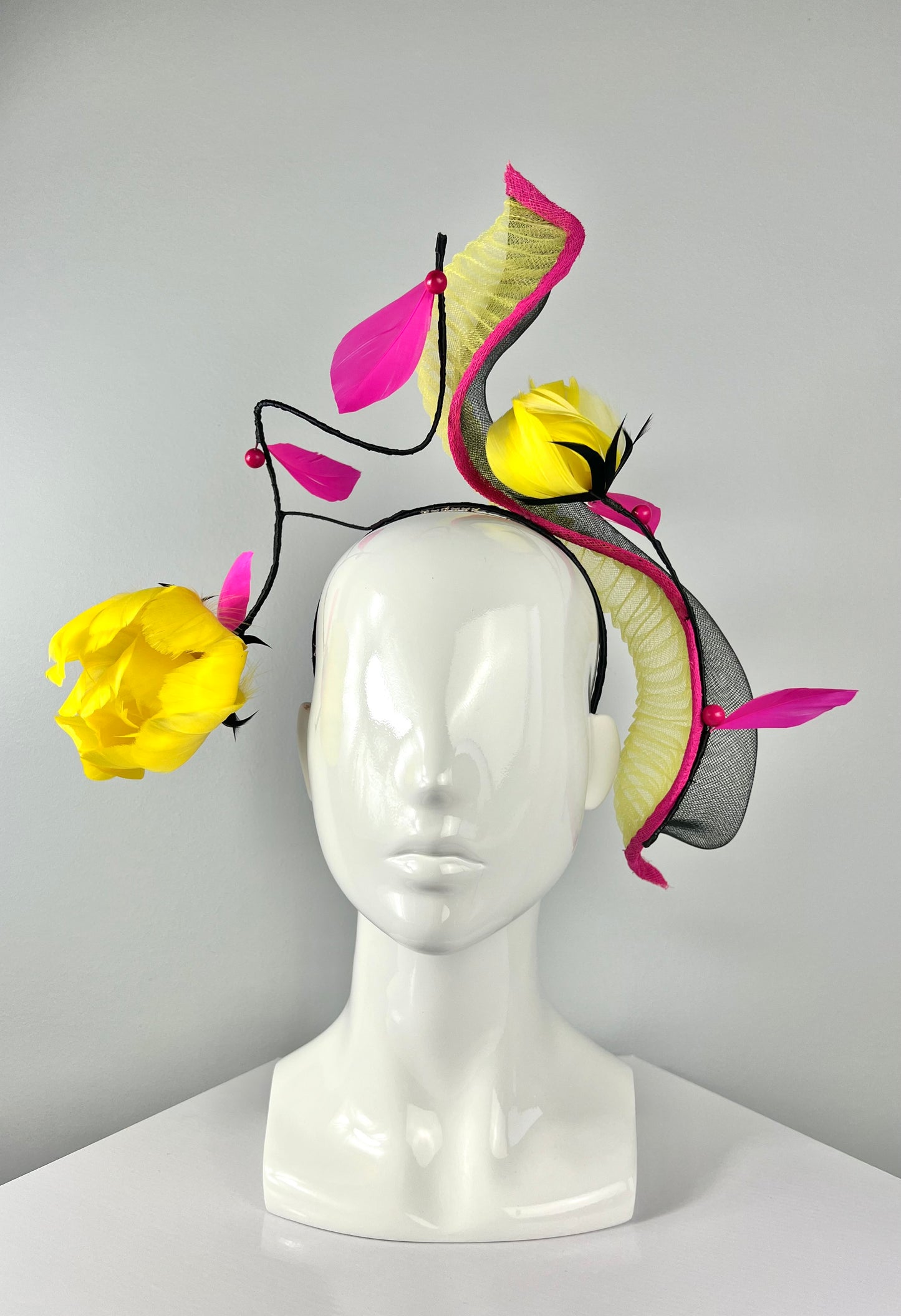 Yellow Pink and Black