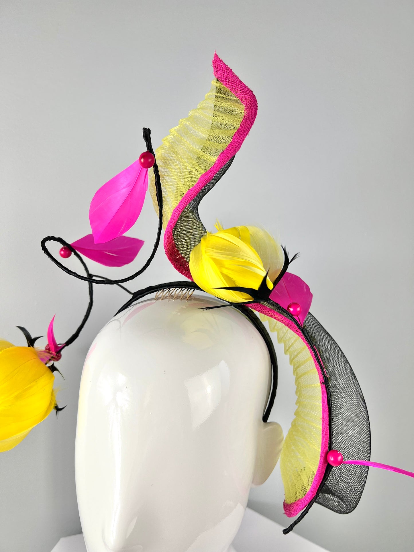 Yellow Pink and Black