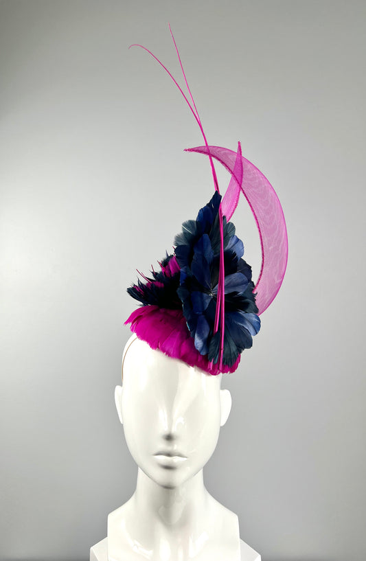 Navy and Fuchsia Percher